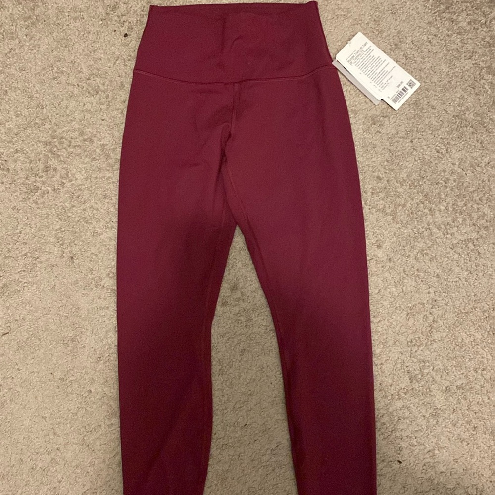 Lululemon Burgundy leggings